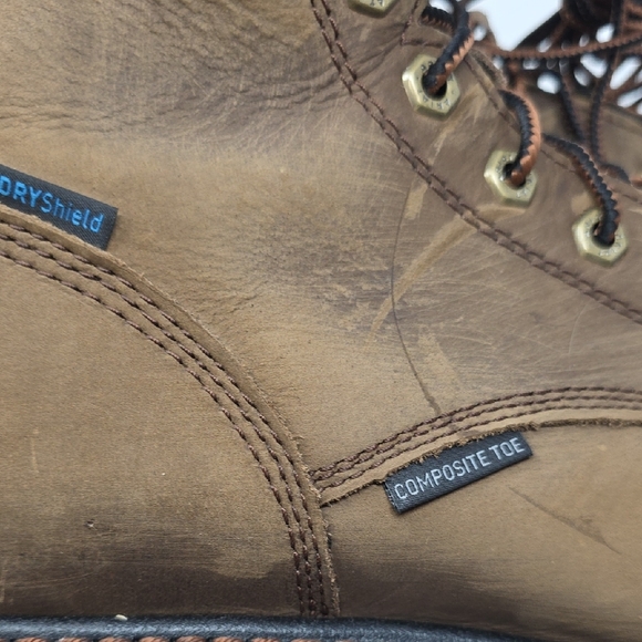 Ariat Boots: Men\'s Brown 10011943 Comp Toe Waterproof Workhog Boots Size 10.5EE main image 4